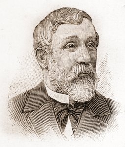 Miembros de la Academia Francesa en 1895: retrato de Alfred Mezieres (1826-1915), historiador de la literatura, político y ensayista francés. de Unknown artist