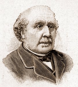 Miembros de la Academia Francesa en 1895: retrato de Albert, Duque de Broglie (1821-1901), historiador y político francés. de Unknown artist