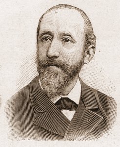 Miembros de la Academia Francesa en 1895: retrato de Jules Claretie (1840-1913), novelista, dramaturgo y crítico francés. de Unknown artist