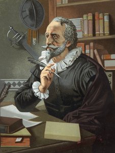 Miguel de Cervantes, escritor español (1547-1616) (Hombres y Mujeres Célebres) de Unknown artist