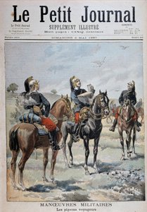 Maniobras militares: las palomas mensajeras - en "Le Petity Journal" del 02/05/1897 de Unknown artist