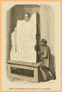 Modo de tallar estatuas de mármol de Unknown Artist