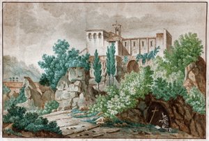 Monasterio en Italia de Unknown artist