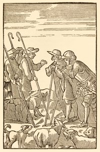 Montaña Delectable ahora ascienden de El progreso del peregrino de este mundo al que está por venir de John Bunyan de Unknown