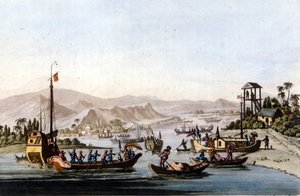 Desembocadura del Yang Tse Kiang de Unknown artist