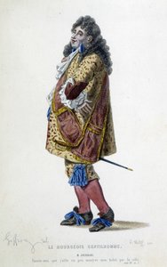 Sr. Jourdain en “El burgués gentilhombre” de Molière de Unknown artist