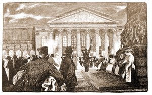 Teatro de Múnich, Hoftheater. Siglo XIX. de Unknown artist