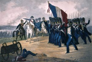 Napoleón I en Waterloo el 18/06/1815 de Unknown artist