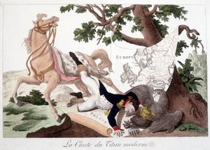 Napoleón: La caída del Titán Moderno - en “Napoleón I”, Colección de Caricaturas de Unknown artist