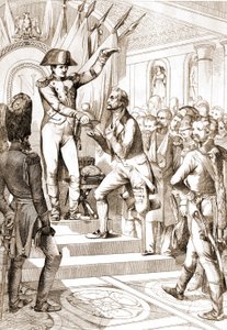 Napoleón distribuyó las órdenes de la Legión de Honor en 1804 de Unknown artist