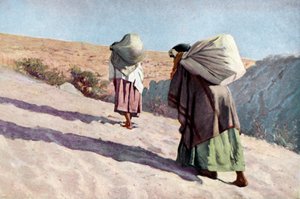 Mujeres nativas americanas de la tribu Hopi, Arizona de Unknown artist