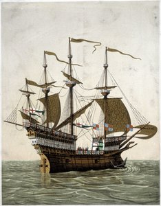 Nave de Enrique VIII (1520) de Inglaterra - según J. Holbein de Unknown artist