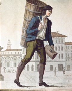 Antiguo oficio: el lechero de Unknown artist