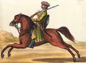 ¿Uno de la caballería nativa al servicio del Nawaab?, 1780 circa
