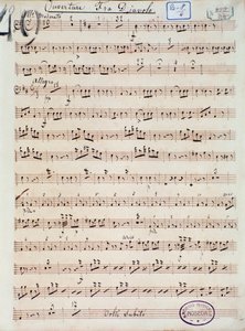 Apertura de la ópera cómica Fra Diavolo, o La Hostelería de Terracina por D. F. Auber de Unknown artist