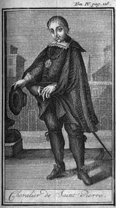 Órdenes de Caballería. Caballero de San Pedro (San Pietro) en Roma en el siglo XV. En “Historia de las órdenes militares o caballeros, de las milicias seguras y rutinarias de ambos sexos, que se han establecido hasta el presente. Edición tomada de Abbe Giu