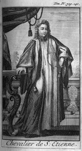 Órdenes de Caballería. Caballero de San Esteban en Toscana en el siglo XVI. De la 