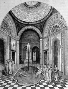Baños orientales en Budapest. La sala rosa de Unknown artist