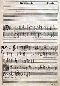 Página de Liber octo missarum (1541) de Unknown artist