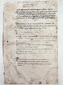 Página de Comentarios a los Salmos de Casiodoro (manuscrito, siglo IX)