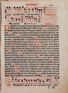Página del libro de liturgia “Liber Sacerdotalis” de Castellini de Unknown artist