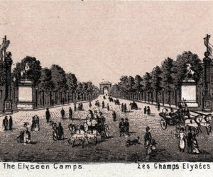 París, Francia: vista de los Campos Elíseos de Unknown artist