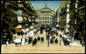 París: la avenida de la Ópera de Unknown artist