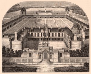 Vista en perspectiva del Château d