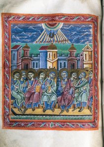 Pentecostés, del manuscrito de Unknown artist