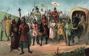 Pedro el Ermitaño predicando la Cruzada (1095-1099)