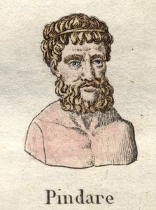 Píndaro (518-c. 438 a.C.), poeta lírico griego. de Unknown artist