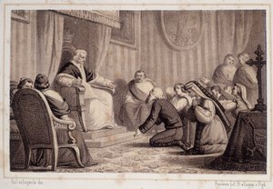 Pío VII (1742 - 1823) revoca el decreto que ordena la destrucción de Sonnino - en “Storia d