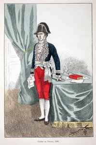 Prefecto de Policía (1800). Ilustración de “Histoire du corps des gardiens de la paix” de Unknown artist