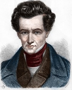 Retrato de Armand Carrel (1800-1836), periodista francés. de Unknown artist