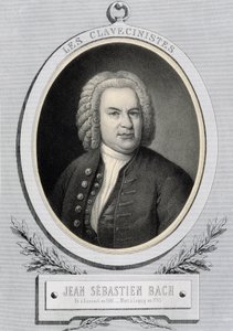 Retrato en medallón por Johann Sebastian Bach