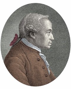 Retrato de (Immanuel) Emmanuel Kant (1724 - 1804) filósofo alemán de Unknown artist