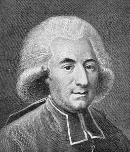 Retrato del Abate Fauchet (1744 - 1793). Grabado de finales del siglo XIX en 