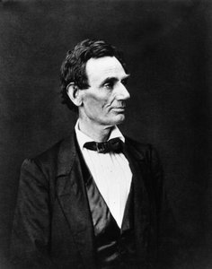 Retrato de Abraham Lincoln. Estadista estadounidense (1809-1865)