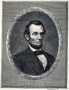 Retrato de Abraham Lincoln (1809-1865), Presidente de los Estados Unidos de América de Unknown artist