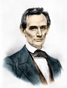 Retrato de Abraham Lincoln (1809 - 1865) 16º Presidente de los Estados Unidos