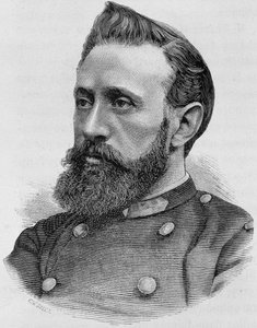 Retrato de Adolphe Alphonse Assi (1840 - 1886). Grabado de finales del siglo XIX en 
