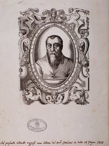 Retrato de Adrian Willaert (xilografía) de Unknown artist