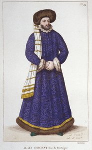 Retrato de Alain Fergent (1060-1115) Duque de Bretaña de Unknown artist