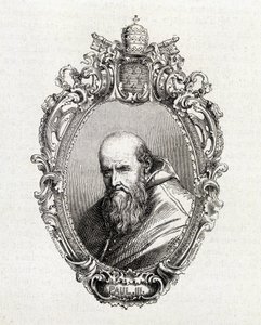 Retrato de Alessandro Farnese, Pablo III (1468 - 1549) papa de 1534 a 1549 de Unknown artist