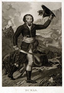 Retrato de Alexandre Davy Dumas (1762-1806), padre de Alexandre Dumas Padre de Unknown artist