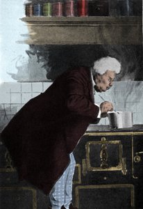 Retrato de Alexandre Dumas padre (1802 - 1870) en los hornos. de Unknown artist