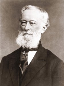 Retrato de Alfred Krupp (1812 - 1887), fotografía entre 1870 - 1887