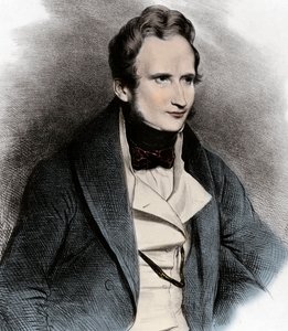 Retrato de Alfred de Vigny - Retrato del Poeta Alfred de Vigny (1797-1863) de Unknown artist
