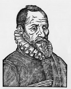 Retrato de Ambroise Paré (1509-1590), cirujano francés de Unknown artist