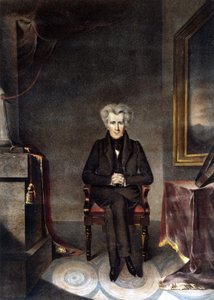 Retrato de Andrew Jackson (1767 - 1845) estadista estadounidense. de Unknown artist